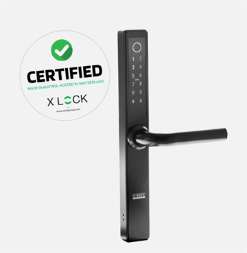 STROXX Langskiltesæt Smart Lock ST-2 sort XLOCK t/skandinavisk lås